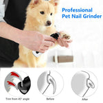 PawPerfect Electric Nail Trimmer - 3-Speed LED Precision for Hassle-Free Grooming
