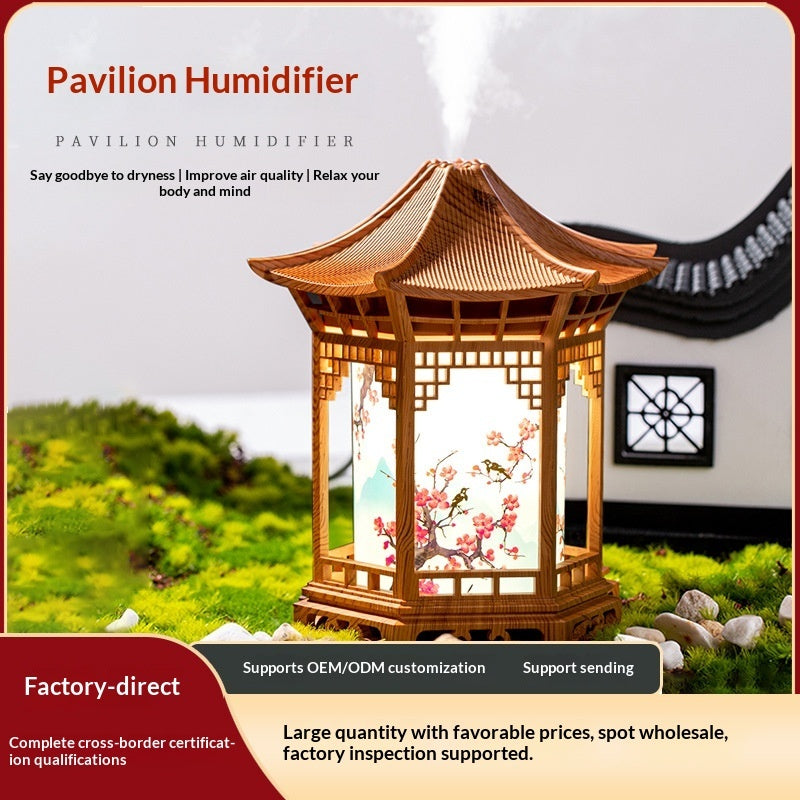Atmospheric Home-use Moisture-boosting High-mist Output Chinese-style Mini Humidifier For The Bedroom