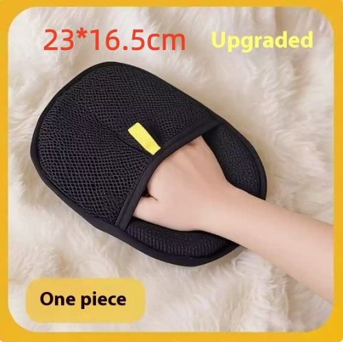 Pet Hair Remover Mitt Pet Hair Remover Gloves Deshedding Brush Glove For Dog Cat Rabbit With Long Short Curly Hair