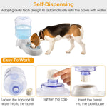 PetHydrate 3.5L Automatic Pet Water Dispenser - Self-Dispensing Gravity Feeder for Cats & Dogs