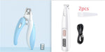 PetGroom Pro LED Paw Trimmer - Waterproof & Wide Blade Dog Clippers for Effortless Grooming