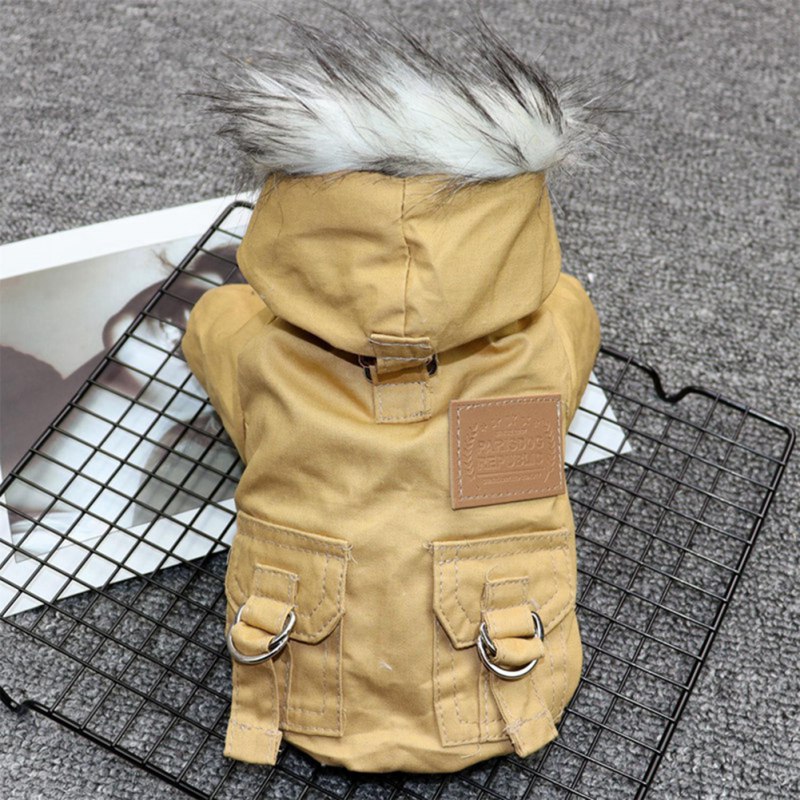 Double-Layer Fleece Dog Jacket – Warm Winter Pet Coat