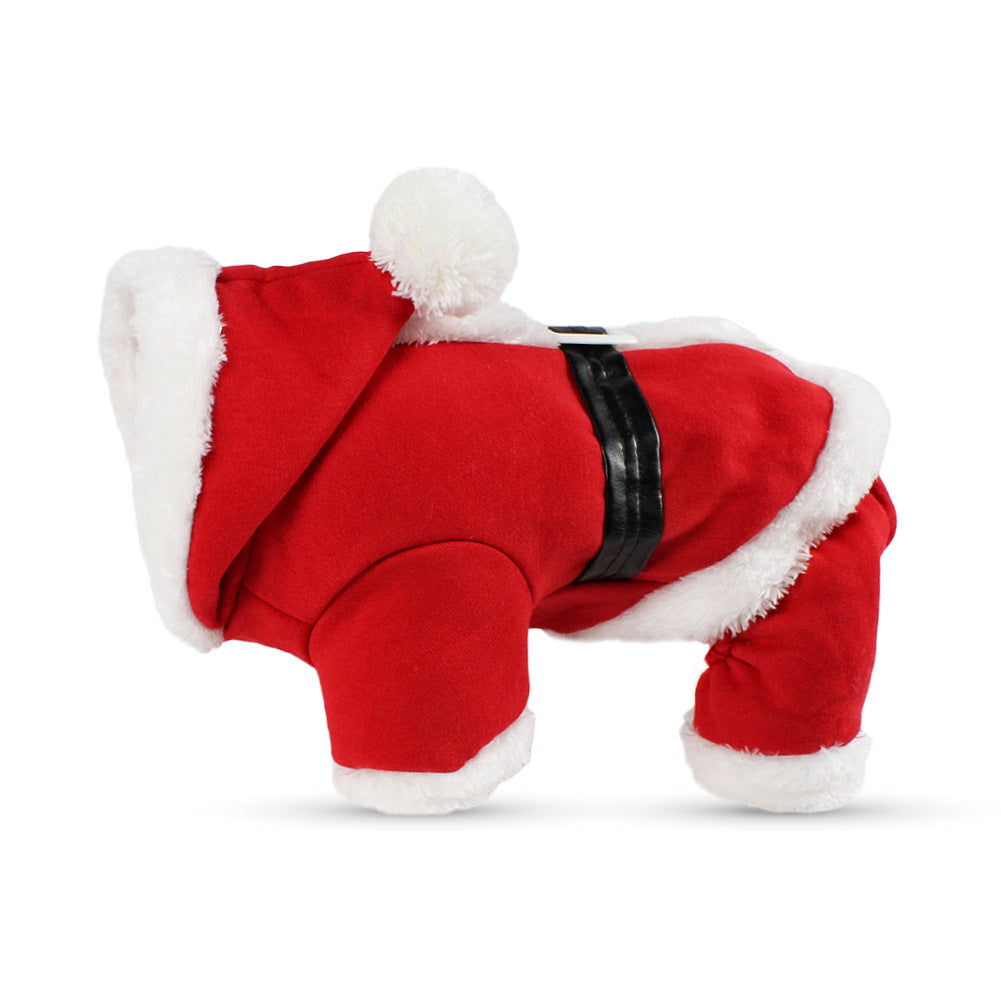 Warm Christmas Pet Clothes – Holiday Dog & Cat Outfit