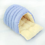 CozyPaws Enclosed Cat Nest - Four Seasons Removable & Washable Sleeping Bag with Extra Space