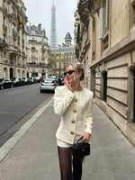Stylish White Single Breasted Jacket & Shorts Suit - Elevate Your Wardrobe in Confidence