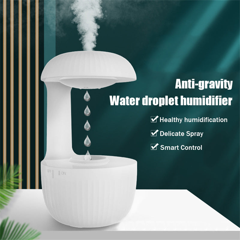 Humidificador Antigravedad Silencioso Humidificador Contracorriente Gotas de Agua Levitantes Fabricante de Niebla Fría Nebulizador Alivia la Fatiga