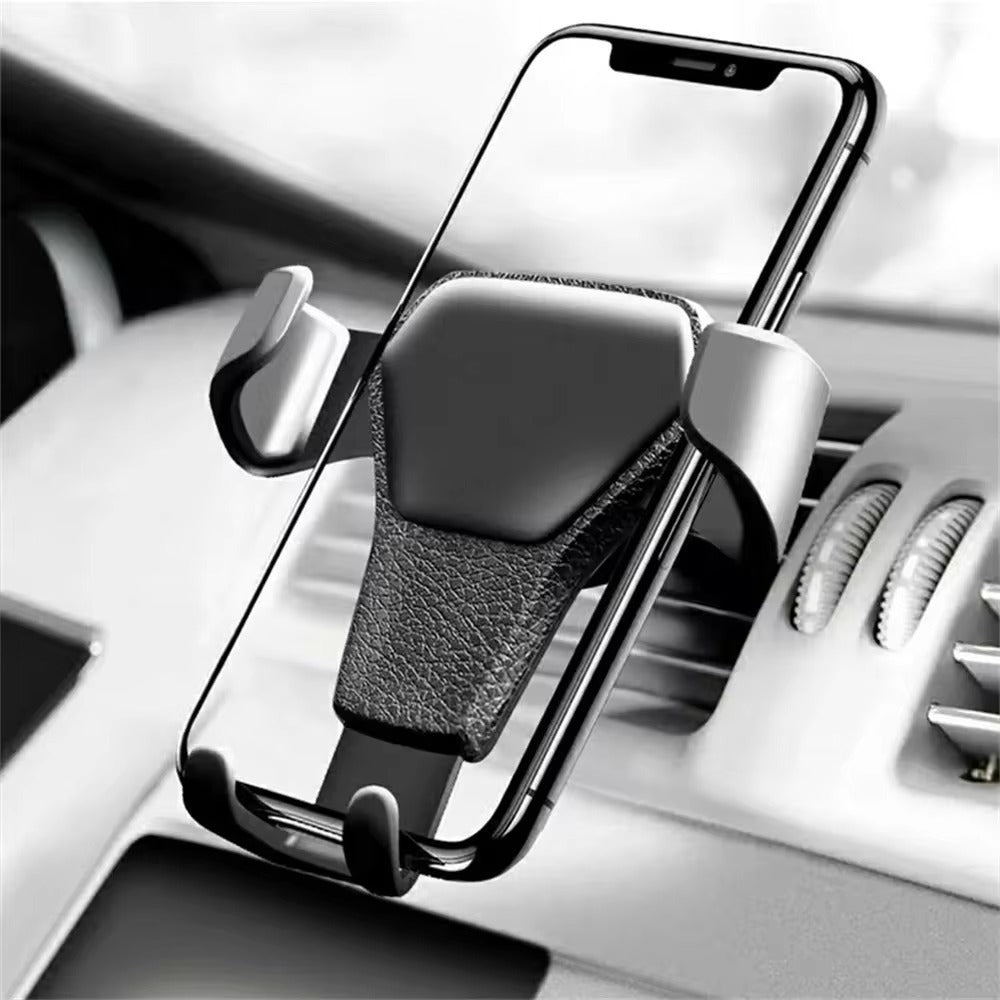 Soporte Universal de Gravedad para Teléfono, Montaje para Rejilla de Ventilación de Coche, Soporte de Metal para Móvil, Soporte GPS para Smartphone, Soporte de Cuna para Rejilla de Ventilación para Teléfono Móvil