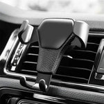 Soporte Universal de Gravedad para Teléfono, Montaje para Rejilla de Ventilación de Coche, Soporte de Metal para Móvil, Soporte GPS para Smartphone, Soporte de Cuna para Rejilla de Ventilación para Teléfono Móvil