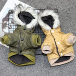 Double-Layer Fleece Dog Jacket – Warm Winter Pet Coat