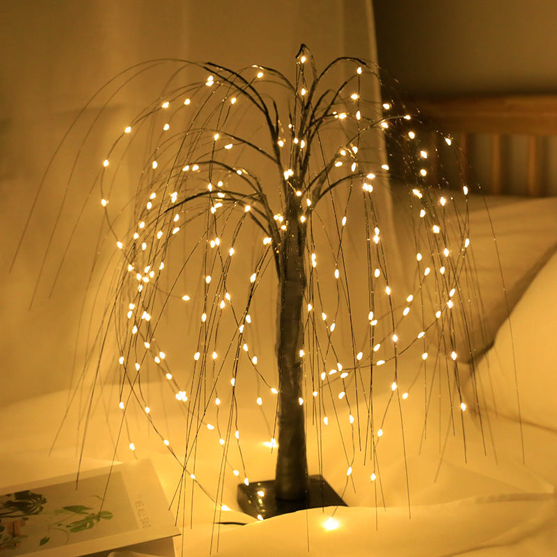 Illusion de l'agencement de scène Lumières en fil de cuivre Veilleuse décorative