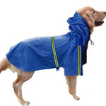 Pawsitively Stylish Waterproof Dog Raincoat - Reflective Cape for Large Dogs - Perfect for Spring & Summer Adventures