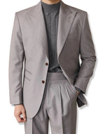 Elevate Your Style: Casual Peaked Lapel Blazer for Effortless Chic
