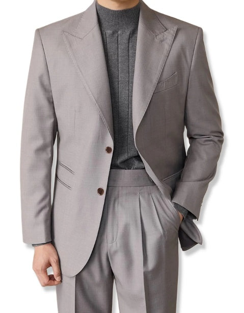 Elevate Your Style: Casual Peaked Lapel Blazer for Effortless Chic