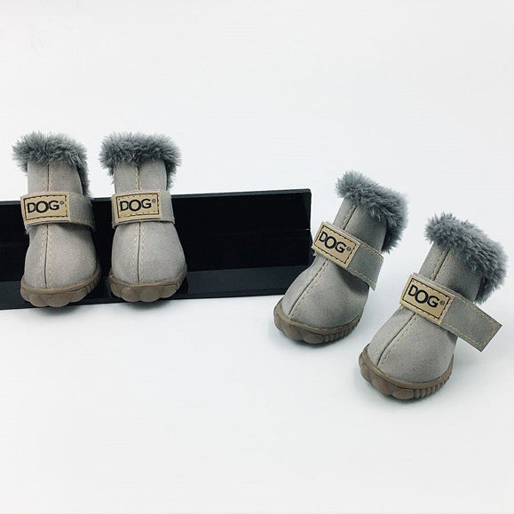 PawPal Thick Winter Dog Boots - Insulated for Ultimate Warmth and Comfort