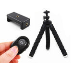 Compatible with Apple, Mobile Phone Mini Flexible Octopus Tripod Stand for Smartphone Clip Holder Mount Stabilizer Video Grip Monopod Table Gorillapod