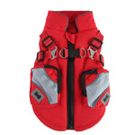 Dog Winter Zipper Jacket – Cotton Warm Pet Coat