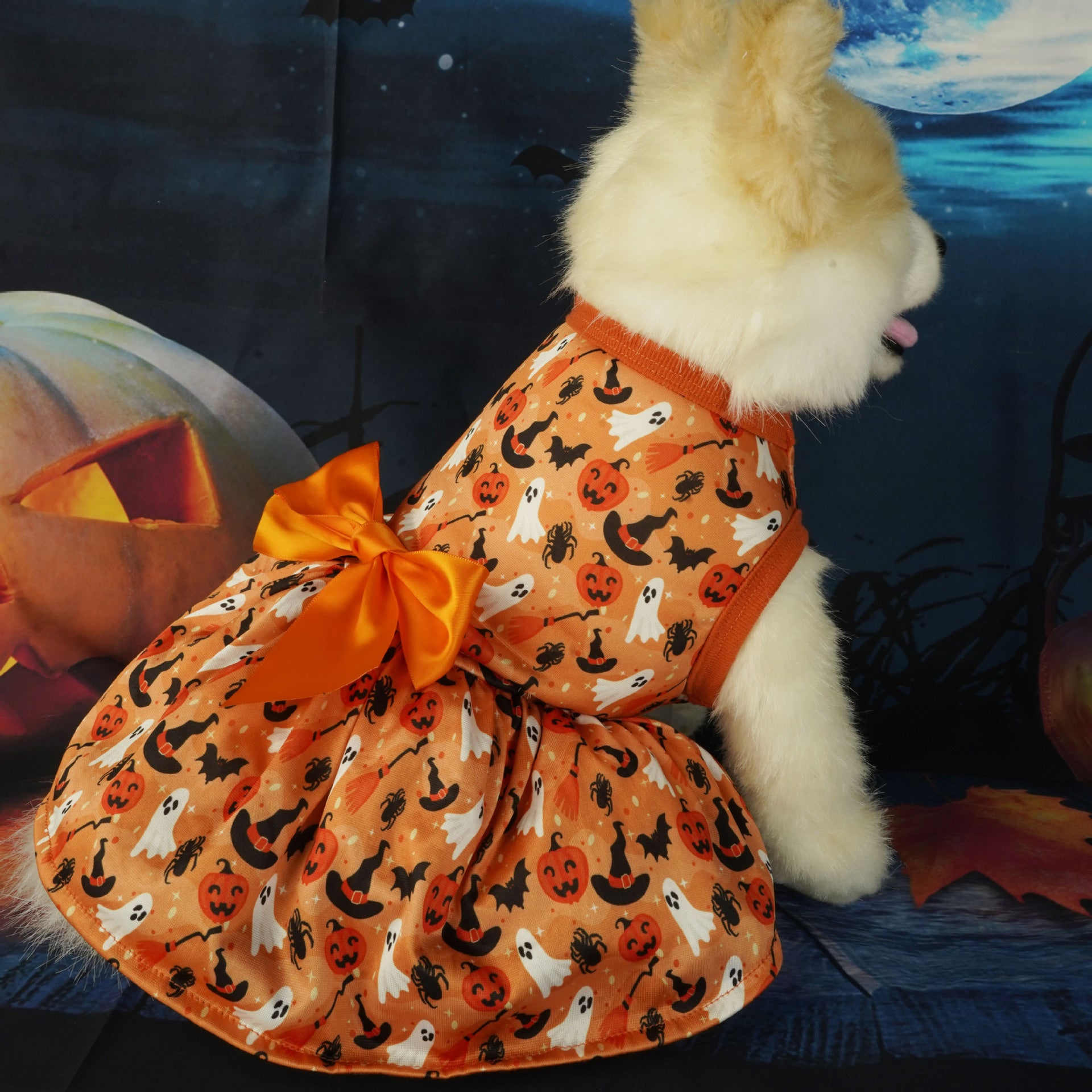 Robe de soirée d'Halloween pour animaux de compagnie – Costume pour chien et chat