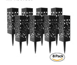 Luces solares para jardín, camino, lámpara de césped para decoración de faroles de jardín, luz de sendero exterior inalámbrica, impermeable, LED nocturna, lámpara solar