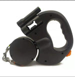 PawPal Retractable Dog Leash for Small Dogs - Reflective, 360° Swivel, Dual Lead with Lights