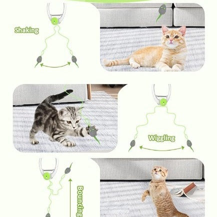 Colorful Beating Mouse Electric Interactive Cat Toy – Auto Motion
