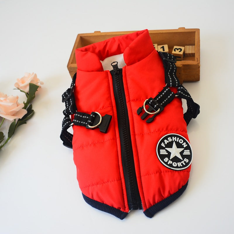Hooded Winter Dog Coat for Chihuahua, Pug & Small Dogs