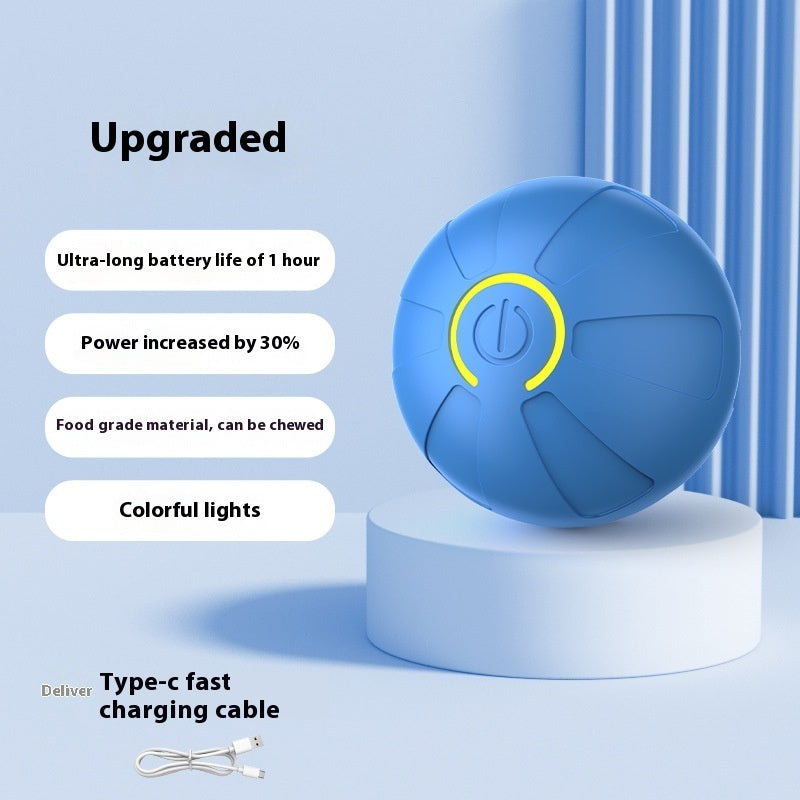 Jumping Joy Electric Dog Ball - Automatic Teasing & Luminous Fun for Active Pets