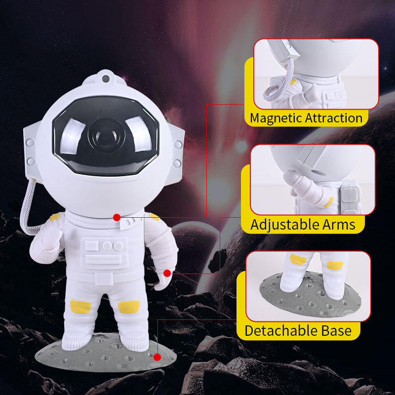 Proyector de Estrellas Galaxy, Luz Nocturna de Cielo Estrellado, Lámpara de Astronauta, Decoración para el Hogar, Adorno de Habitación, Luminarias Decorativas para Dormitorio, Regalo