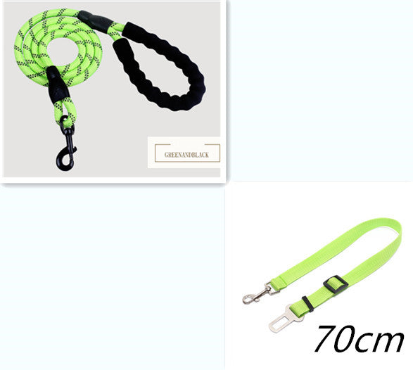 Reflective Nylon Dog Leash - Durable, Versatile Rope for Small to Large Dogs - Perfect for Walking & Training