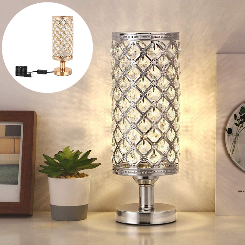 Nouvelle lampe de table moderne en cristal avec personnalité élégante et décoration chaleide de chevet pour chambre et salon
