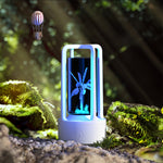 Creative 2 In 1 Audio Acrylic Crystal Lamp And Bluetooth Speaker Valentine's Day Gift Touch Night Lamp