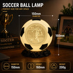 Soccer Photo Lamp, Custom Touch Night Light With 3 Color Modes, Football Lover Gift, Custom Picture LED Table Lamp