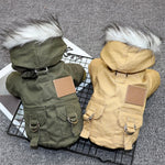 Double-Layer Fleece Dog Jacket – Warm Winter Pet Coat