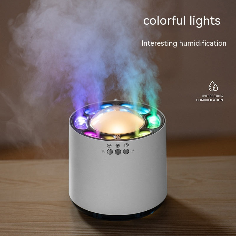 Humidificador de escritorio de niebla densa para oficina, hogar, con poros, decoración para el hogar