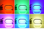 Usb Plug-In Lamp Oval Acrylic Lamp Touch Control Dimmable Modern Simple Creative Night Lamp Bedside Reading Lamp Desk Table Led