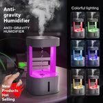 Humidificador creativo antigravedad con gota de agua, pulverizador de niebla para aire acondicionado, silencioso para dormitorio y oficina, con tanque de agua de 580 ml