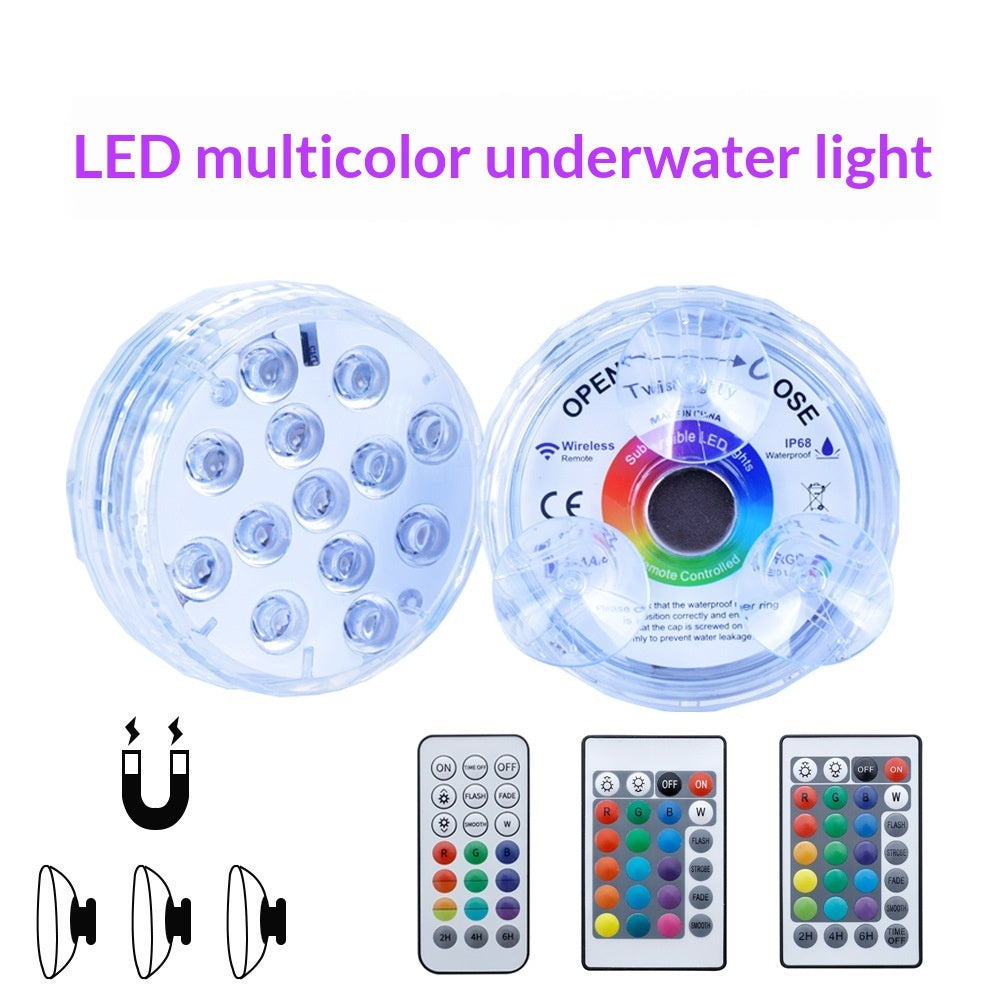 13-bead Underwater Light RF Radio Frequency 21 Keys