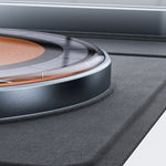 3-in-1 wireless charger station with embedded charging coil in black base