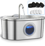 Pawsitive Vibes Stainless Steel Water Feeder – Stylish & Durable Pet Water Dispenser
