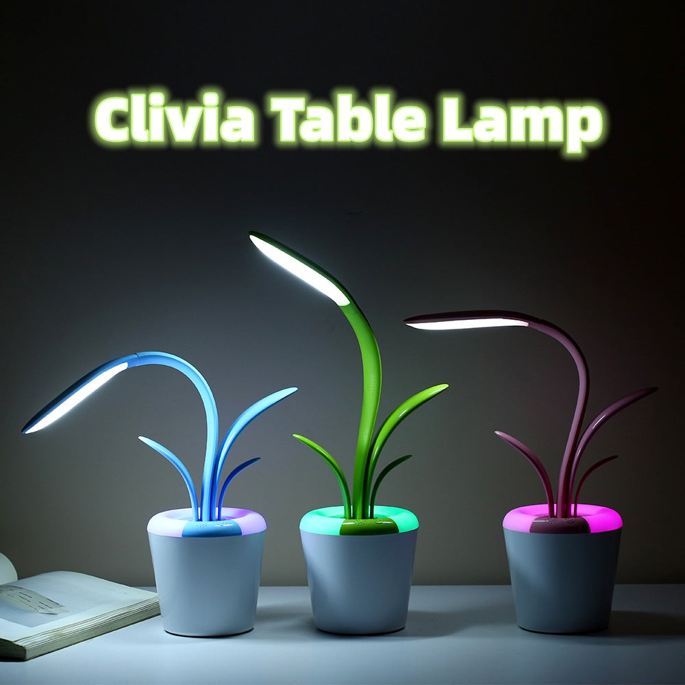 Lámparas de escritorio modernas USB protección ocular LED lámpara de mesa para sala de estar dormitorios mesas auxiliares oficina