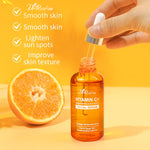 Dr.Roséva Vitamin C+ facial serum bottle with dropper, amber glass, 50 ml
