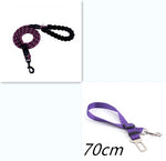 Reflective Nylon Dog Leash - Durable, Versatile Rope for Small to Large Dogs - Perfect for Walking & Training