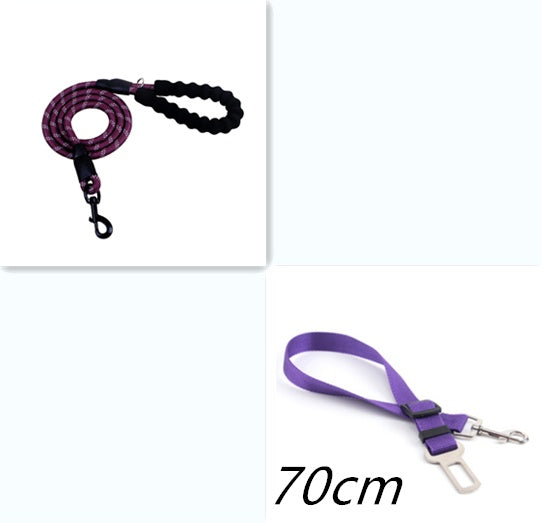 Reflective Nylon Dog Leash - Durable, Versatile Rope for Small to Large Dogs - Perfect for Walking & Training