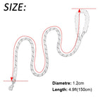 Reflective Nylon Dog Leash - Durable, Versatile Rope for Small to Large Dogs - Perfect for Walking & Training