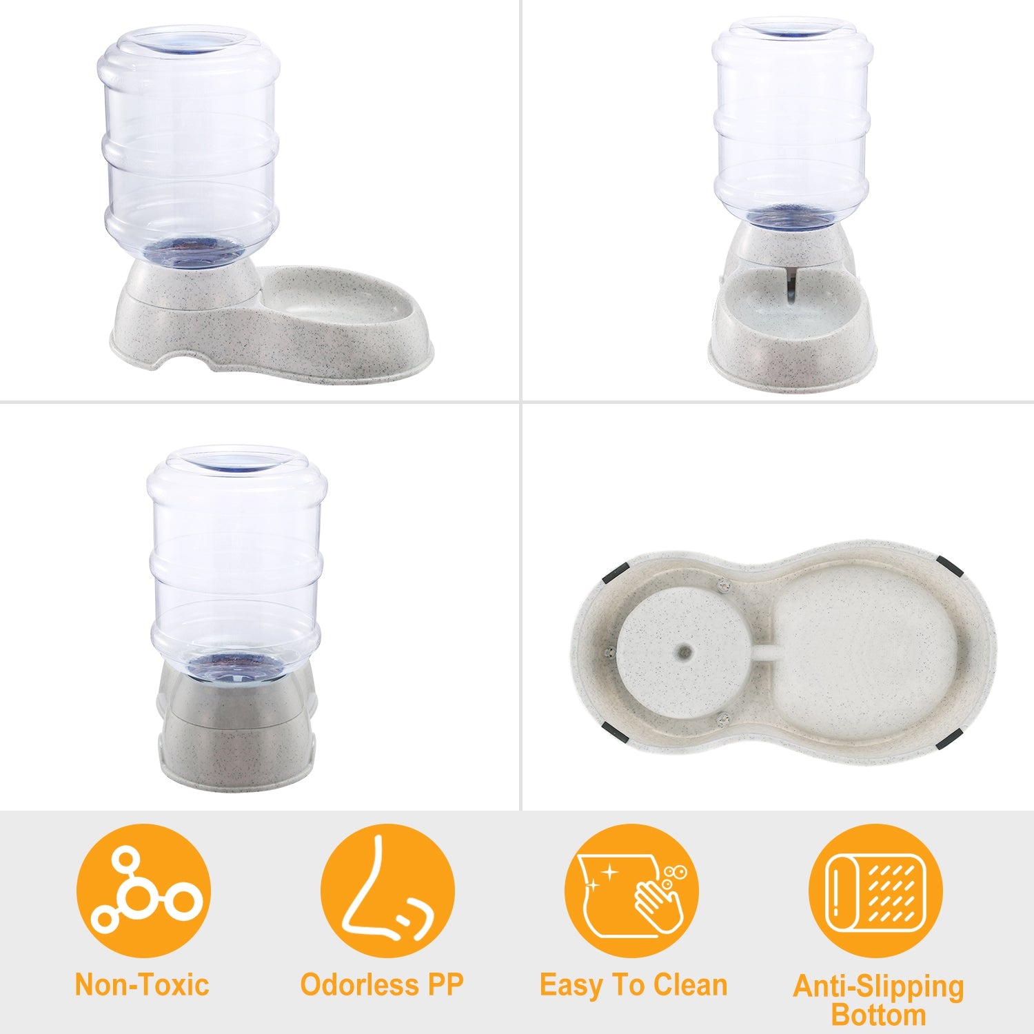 PetHydrate 3.5L Automatic Pet Water Dispenser - Self-Dispensing Gravity Feeder for Cats & Dogs