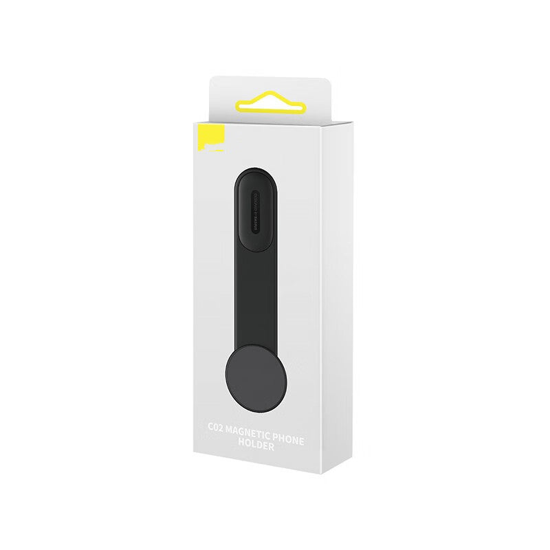 Boxed CO2 magnetic phone holder with slim bar and round magnetic base