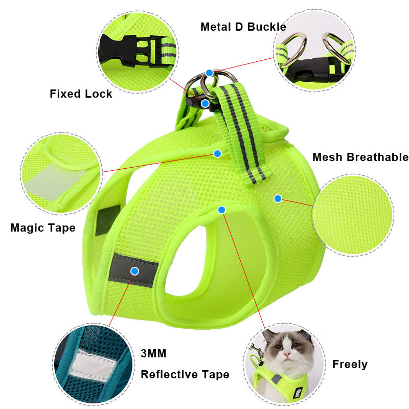 PawGuard Anti-Strike Cat Harness - Ultimate Traction for Adventurous Cats