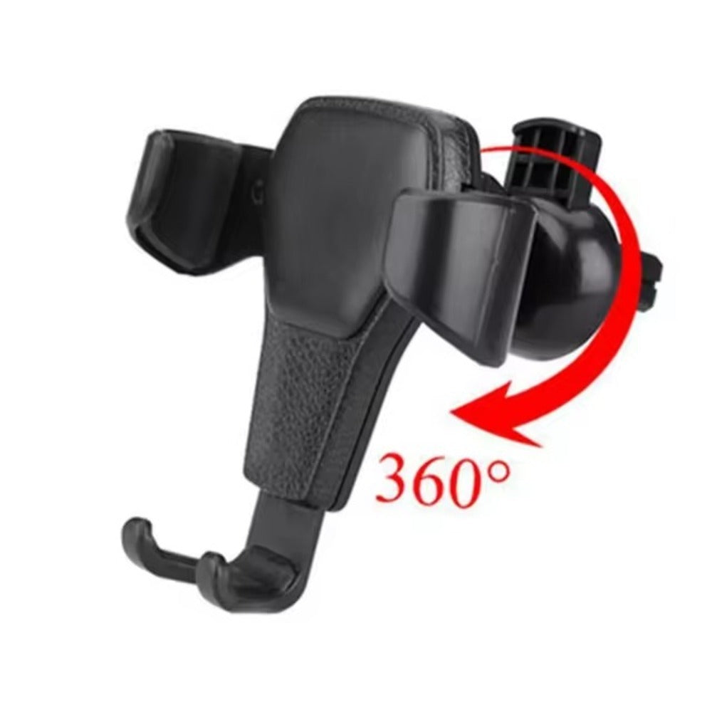 Soporte Universal de Gravedad para Teléfono, Montaje para Rejilla de Ventilación de Coche, Soporte de Metal para Móvil, Soporte GPS para Smartphone, Soporte de Cuna para Rejilla de Ventilación para Teléfono Móvil