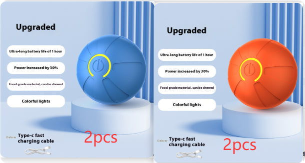 Jumping Joy Electric Dog Ball - Automatic Teasing & Luminous Fun for Active Pets