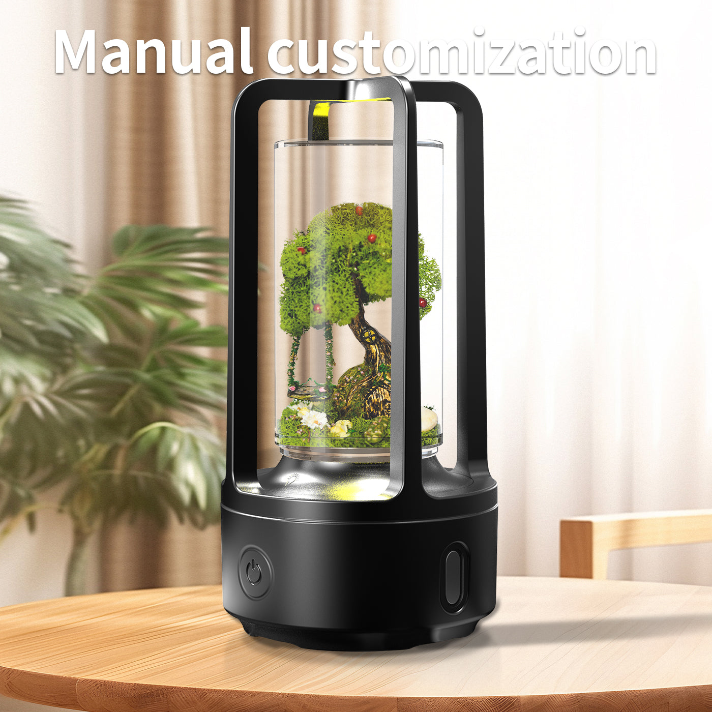 No Accessories 2 In 1 DIY Audio Crystal Light And Bluetooth-compatible Speaker Gift Touch Resin Night Light