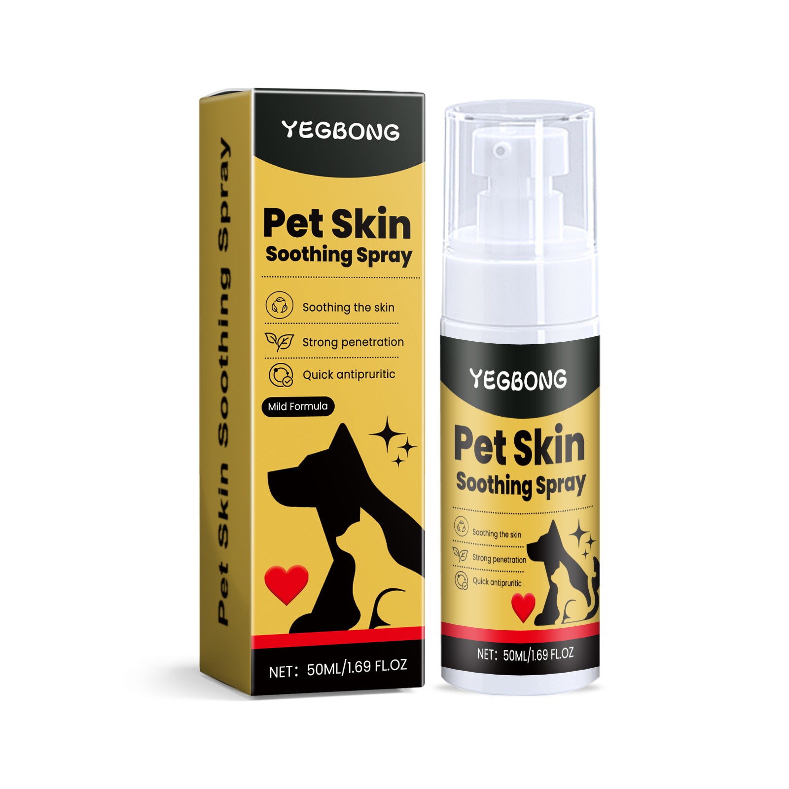 PetGlow Skin Care Spray - Soothing Relief for Your Pet's Skin Issues